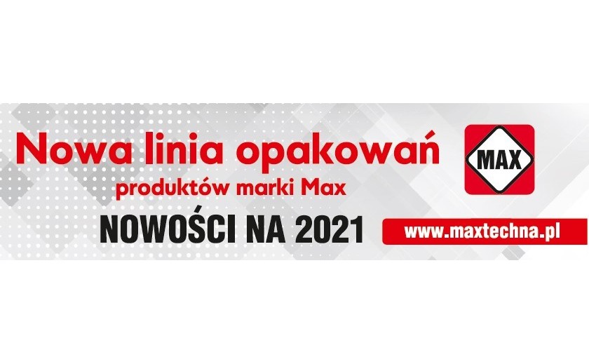 MAX - Nowa linia opakowań produktów w Kartuszach
